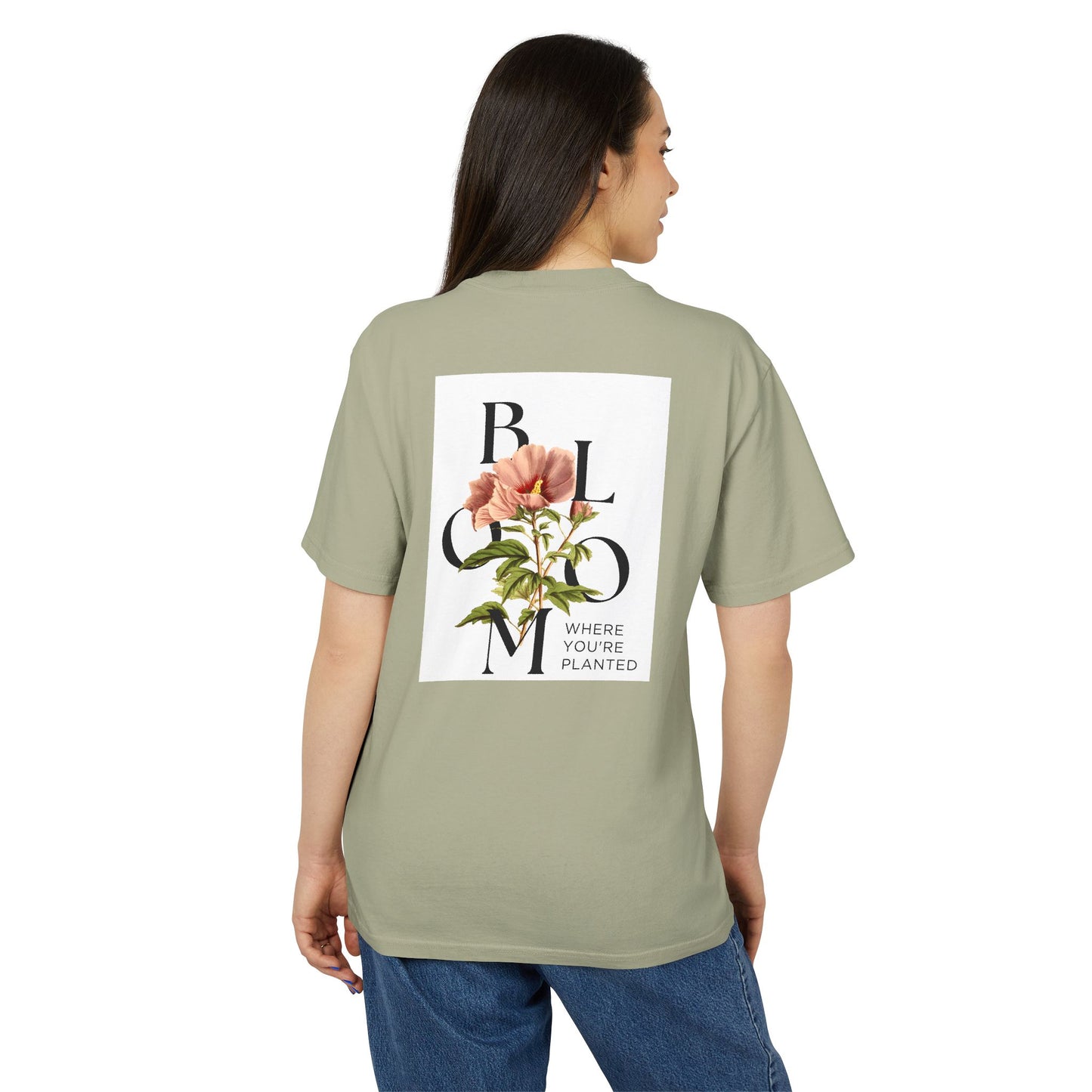 'Bloom Where You're Planted' Faded Tee