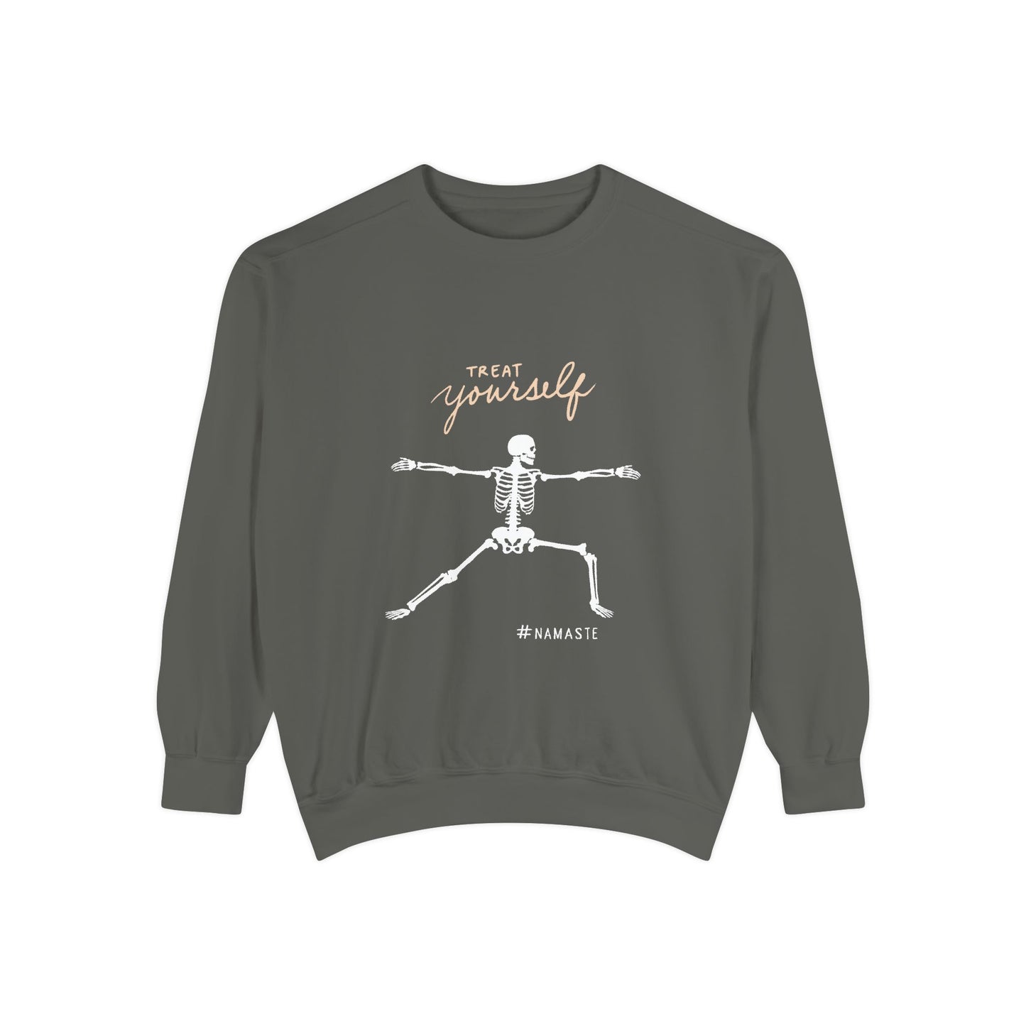 Namaste Skeleton Sweatshirt - Treat Yourself