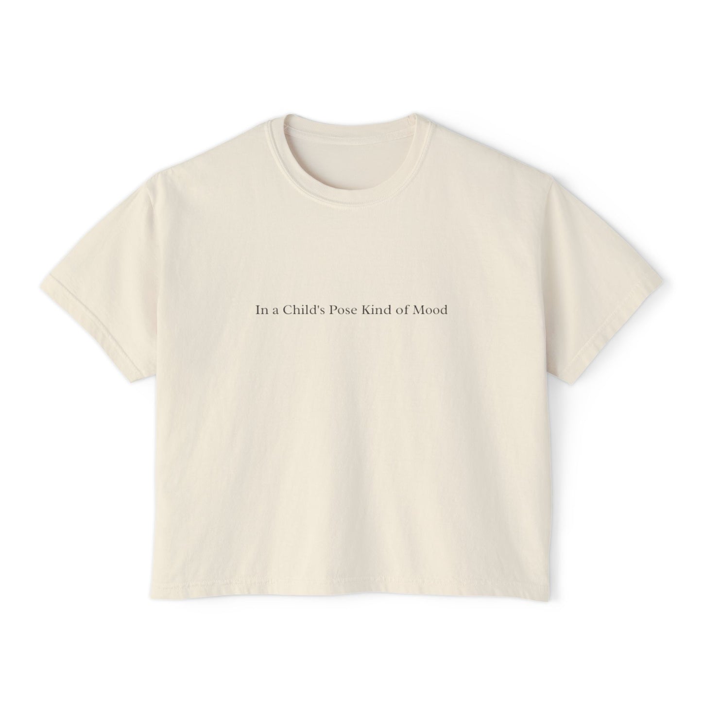 In a Child's Pose Mood - Relaxed Fit Graphic T-Shirt