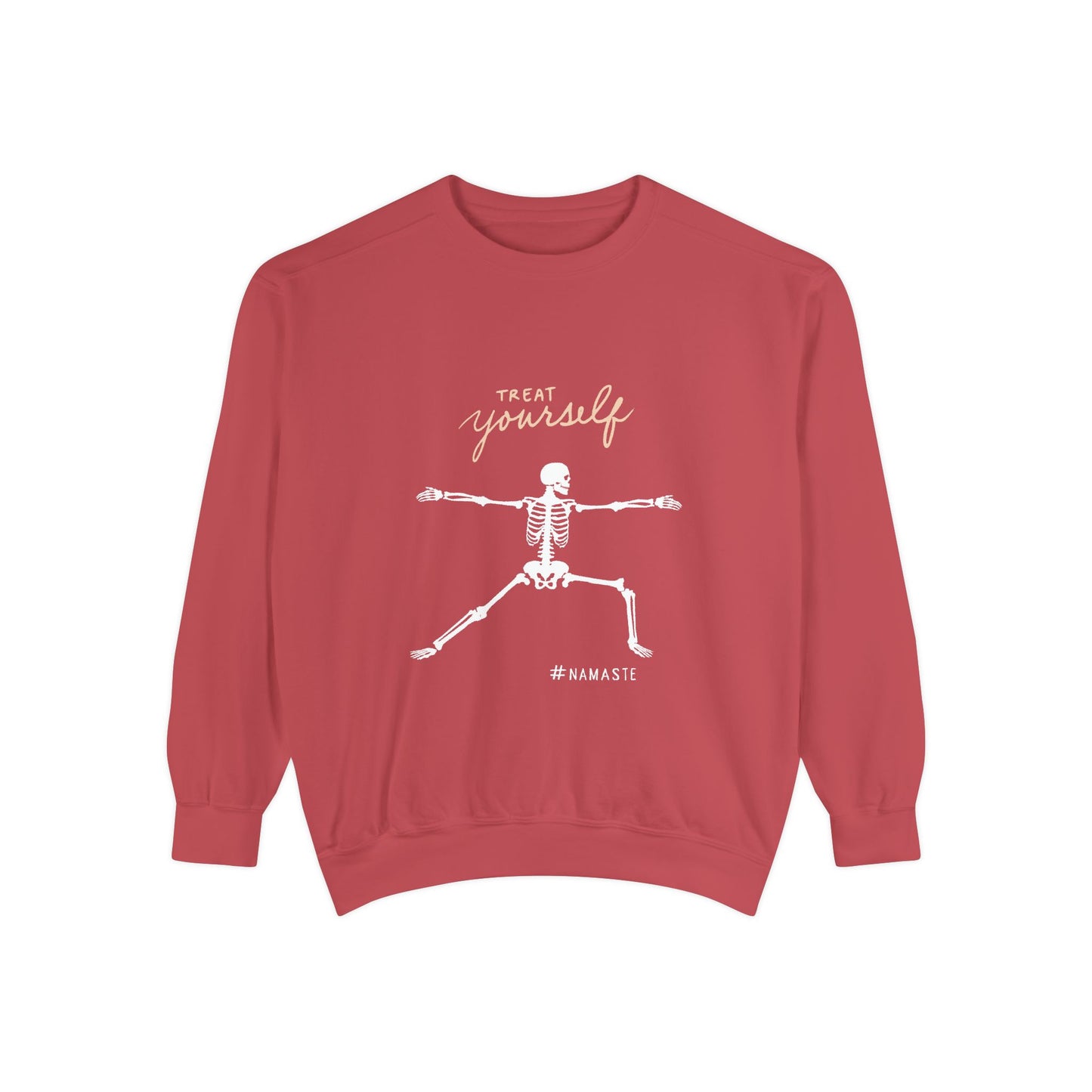 Namaste Skeleton Sweatshirt - Treat Yourself