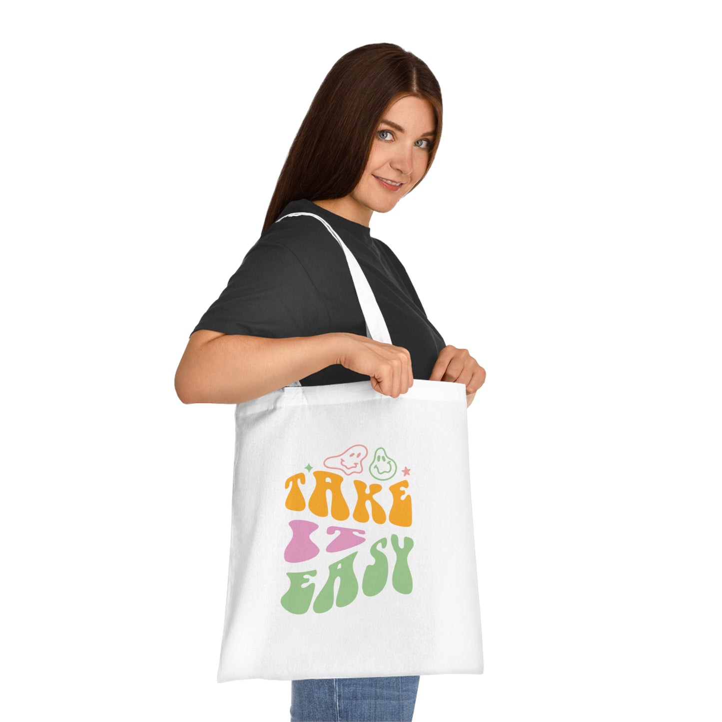 Take It Easy Cotton Tote Bag