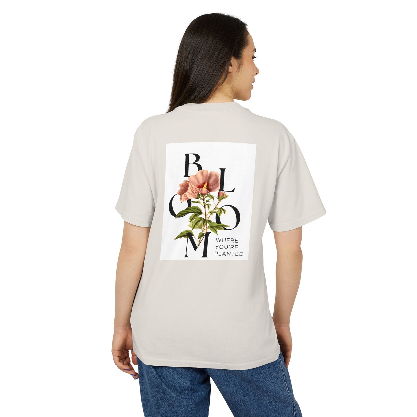 'Bloom Where You're Planted' Faded Tee