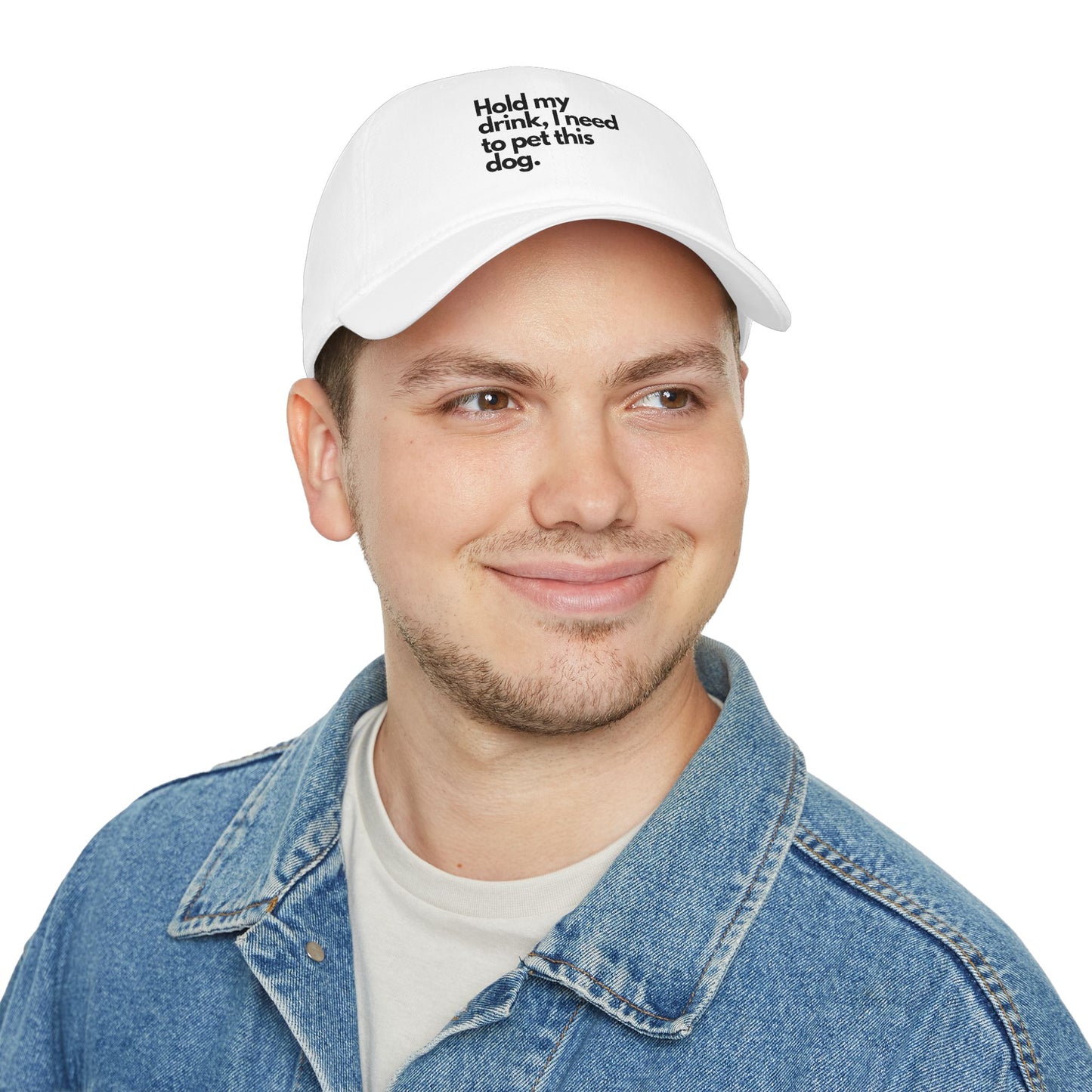 "Hold My Drink, I Need to Pet This Dog" Baseball Cap