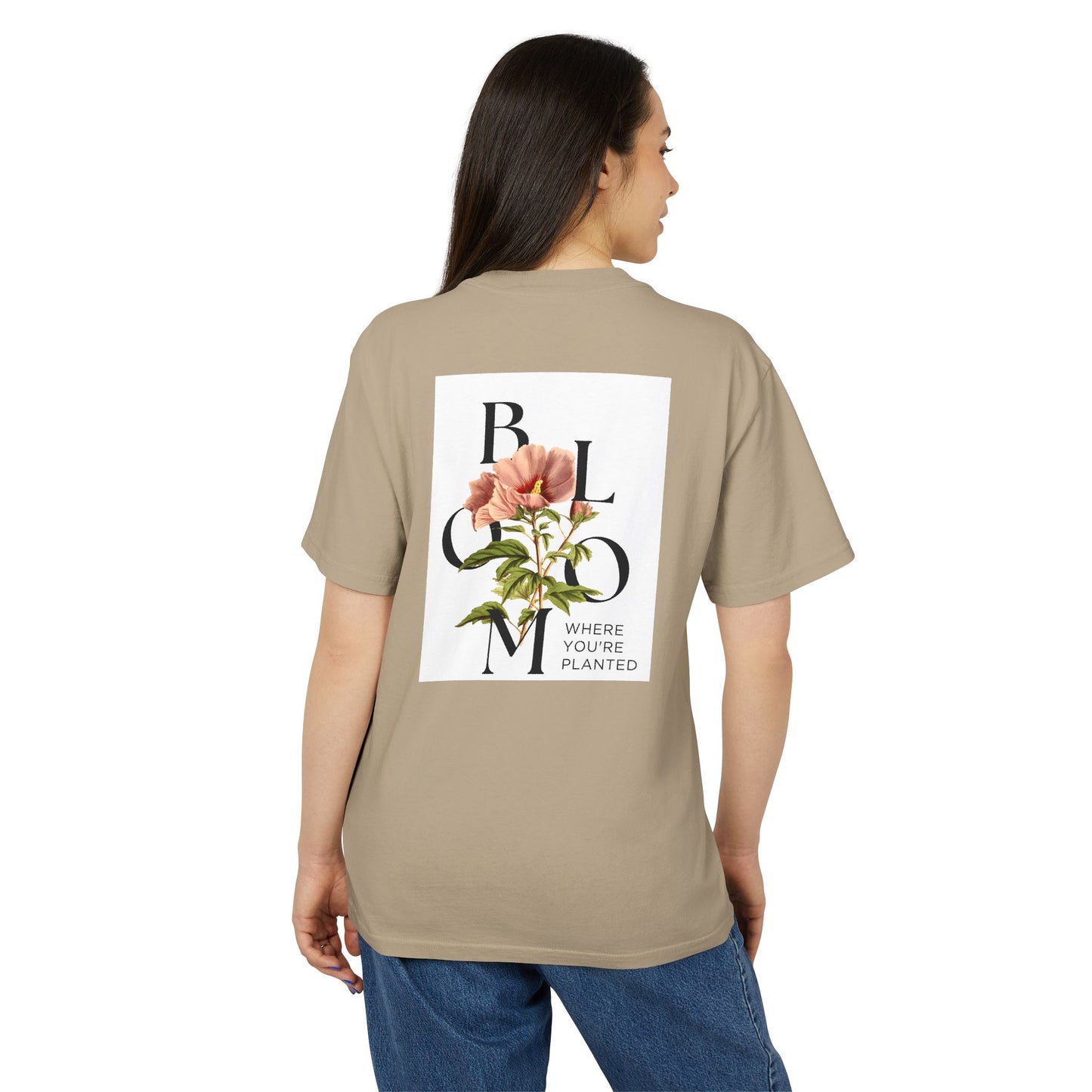'Bloom Where You're Planted' Faded Tee
