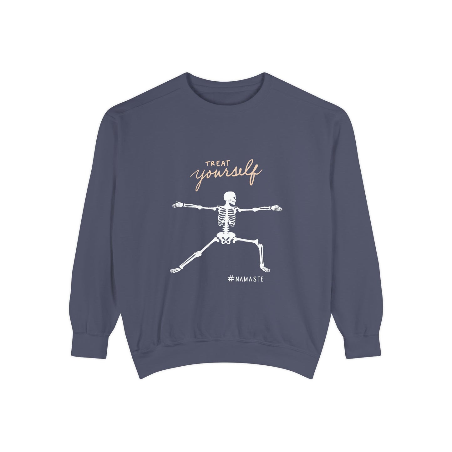 Namaste Skeleton Sweatshirt - Treat Yourself