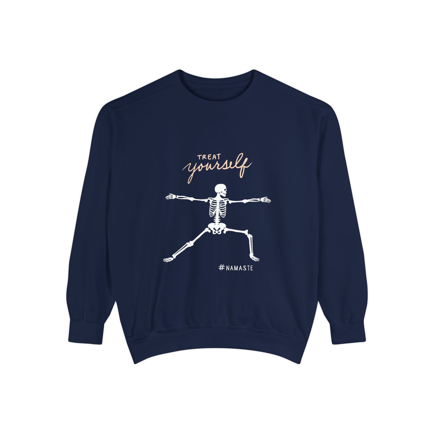 Namaste Skeleton Sweatshirt - Treat Yourself